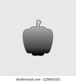 An Illustrated Icon Isolated on a Background - Pepper