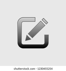 An Illustrated Icon Isolated on a Background - Pen