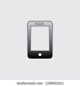 An Illustrated Icon Isolated on a Background - Mobile