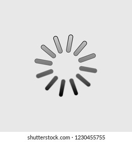 An Illustrated Icon Isolated on a Background - Line Loading