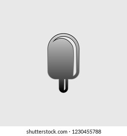 An Illustrated Icon Isolated on a Background - Ice Lolly