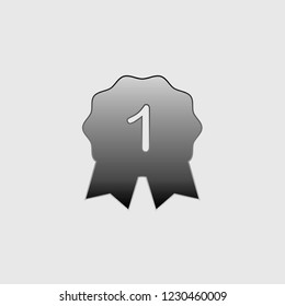 An Illustrated Icon Isolated on a Background - 1st Place Rosette