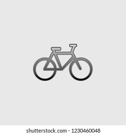 An Illustrated Icon Isolated on a Background - Bicycle