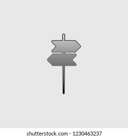 An Illustrated Icon Isolated on a Background - Sign Post