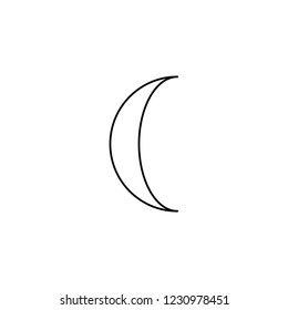An Illustrated Icon Isolated on a Background - Waning Gibbous Moon-96