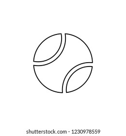 An Illustrated Icon Isolated on a Background - Tennis Ball