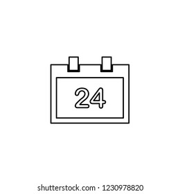 An Illustrated Icon Isolated on a Background - Square Calendar Day