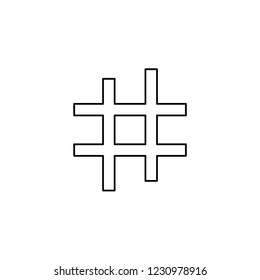 An Illustrated Icon Isolated on a Background - Sharp