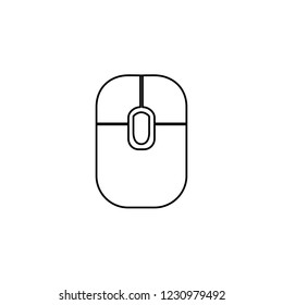 An Illustrated Icon Isolated on a Background - Mouse