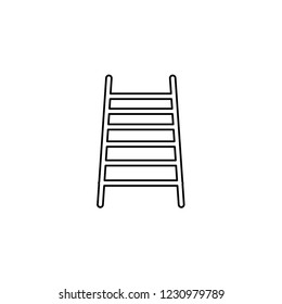 An Illustrated Icon Isolated on a Background - Fire Ladder