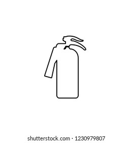 An Illustrated Icon Isolated on a Background - Fire Extinguisher