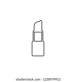 An Illustrated Icon Isolated on a Background - Lipstick