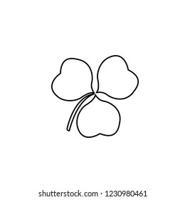 An Illustrated Icon Isolated on a Background - Clover