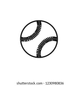 An Illustrated Icon Isolated on a Background - Baseball