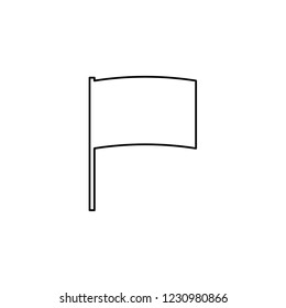 An Illustrated Icon Isolated on a Background - Arc Flag