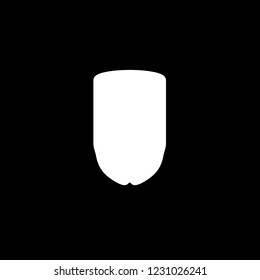 An Illustrated Icon Isolated on a Background - Thin Shield