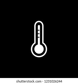 An Illustrated Icon Isolated on a Background - Thermometer