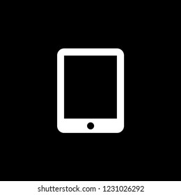 An Illustrated Icon Isolated on a Background - Tablet