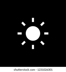 An Illustrated Icon Isolated on a Background - Sun