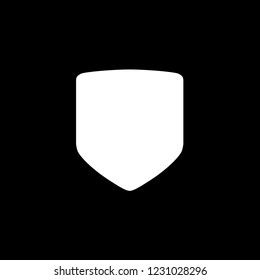 An Illustrated Icon Isolated on a Background - Shield
