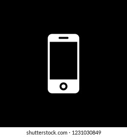 An Illustrated Icon Isolated on a Background - Mobile Phone