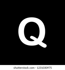 An Illustrated Icon Isolated on a Background - Q