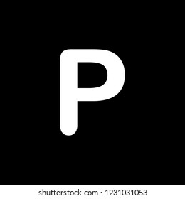 An Illustrated Icon Isolated on a Background - P