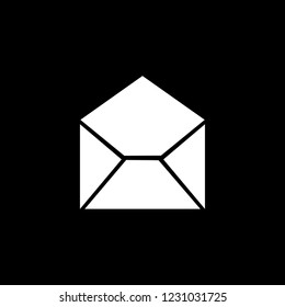 An Illustrated Icon Isolated on a Background - Mail Read