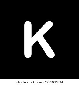 An Illustrated Icon Isolated on a Background - K