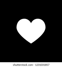 An Illustrated Icon Isolated on a Background - Heart