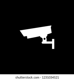 An Illustrated Icon Isolated on a Background - Closed Circuit Television Camera