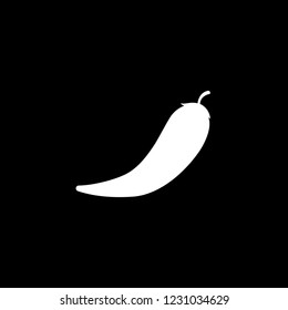 An Illustrated Icon Isolated on a Background - Chilli Pepper