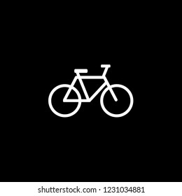 An Illustrated Icon Isolated on a Background - Bicycle