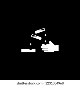 An Illustrated Icon Isolated on a Background - Acidic Substances