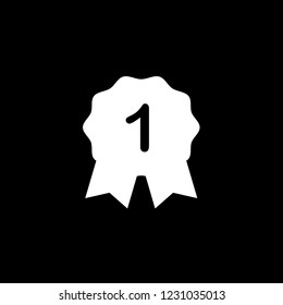 An Illustrated Icon Isolated on a Background - 1st Place Rosette