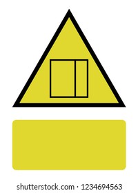 An Illustrated Icon Isolated on a Background - Web Wireframe Split Right