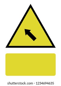 An Illustrated Icon Isolated on a Background - Upper Left Arrow