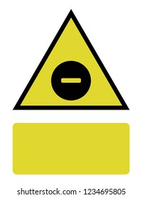 An Illustrated Icon Isolated on a Background - Round Minus Selected