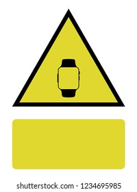 An Illustrated Icon Isolated on a Background - Smart Watch