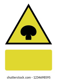 An Illustrated Icon Isolated on a Background - Mushroom