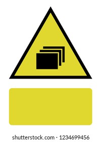 An Illustrated Icon Isolated on a Background - Layers Filled