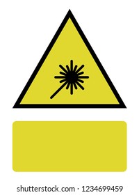An Illustrated Icon Isolated on a Background - Laser Equipment