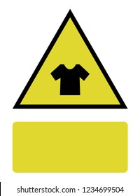 An Illustrated Icon Isolated on a Background - Mens T Shirt