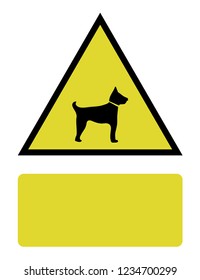 An Illustrated Icon Isolated on a Background - Guard Dog