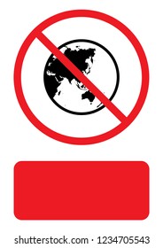 An Illustrated Icon Isolated on a Background - World Asia Oceania