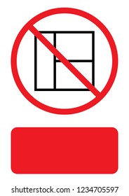 An Illustrated Icon Isolated on a Background - Web Wireframe 3 Way Split