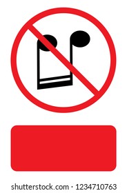 An Illustrated Icon Isolated on a Background - Upside Down Semi Quavers