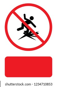 An Illustrated Icon Isolated on a Background - Thin Ice