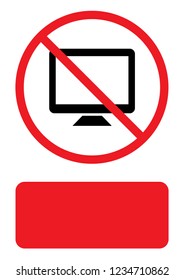 An Illustrated Icon Isolated on a Background - Television