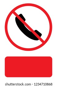 An Illustrated Icon Isolated on a Background - Telephone